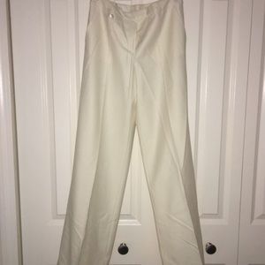 Escada cream white wool pants. Size 36
